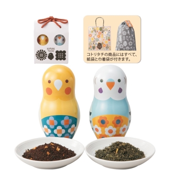 【母の日】コトリタチ　コトリョシカＴＥＡ缶セットB