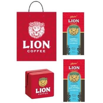 【福袋】ライオンコーヒー　お楽しみ袋　２個＋ポーチ１個