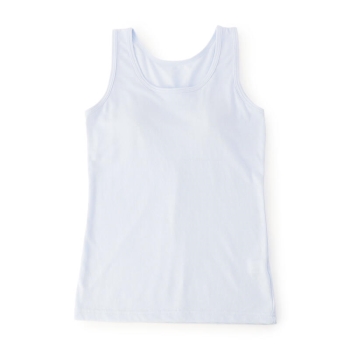 女児　さらっとメッシュ生地カップ付タンクトップ