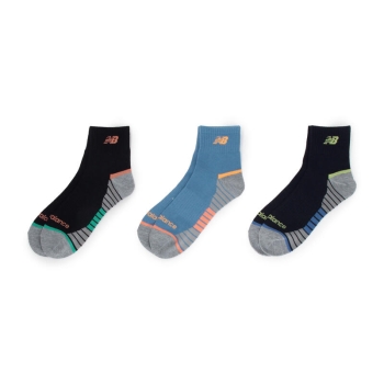 ニューバランス　底ボーダーショート丈シックス　３足組