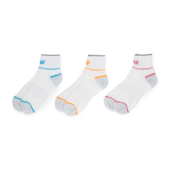 レディース　ニューバランス　つま先かかとラインショート丈ソックス　３足組