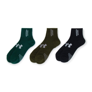 アンダーアーマー　甲ロゴショート丈ソックス　３足組