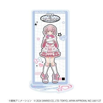 アクリルスタンド「ガールズバンドクライ×サンリオキャラクターズ」15/ヒナ×マイメロディ