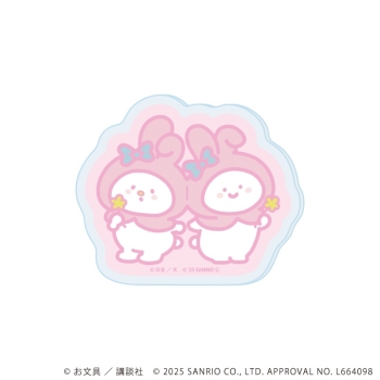 アクリルマグネット「お文具といっしょ×サンリオキャラクターズ」お文具さん×マイメロディ