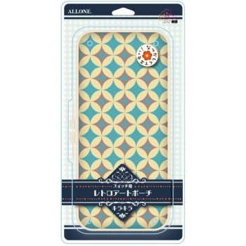 Ｓｗｉｔｃｈ用ＥＶＡポーチ　レトロアートシリーズ　キラキラ