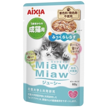 ■　アイシア　ＭｉａｗＭｉａｗジューシー　ふっくらしらす６０ｇ
