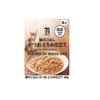 セブンプレミアムライフスタイル 猫のごはん かつおとろみ仕立て 40g