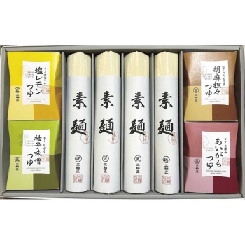 【お中元】三輪匠　４種の麺つゆで食べるお素麺　ＤＴＲ－３０Ｈ