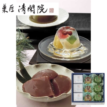 【お中元】菓匠　清閑院　吉野本葛葛水ようかん詰合せ　ＳＫＲ－３０