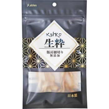 ＫＵＲＯ　生粋豚耳細切り無添加　３０ｇ