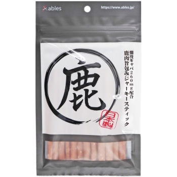 国泰ジャパン　鹿肉旨包みジャーキースティック　７０ｇ