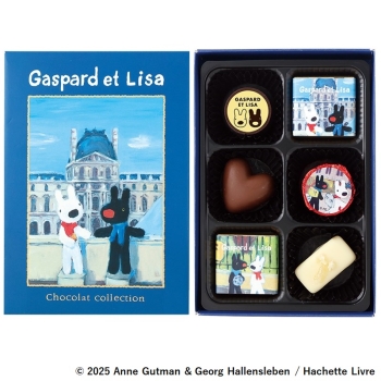 リサとガスパールのＢＯＯＫショコラ６コ