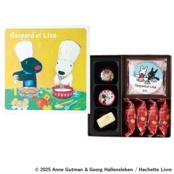 リサとガスパールのパティシエボックス（缶バッジ入り）