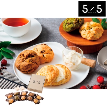 【お歳暮】芦屋５／５（ｇｏｂｕｎｎｏｇｏ）スコーン ５種詰合せ Ａ５－Ｓ５