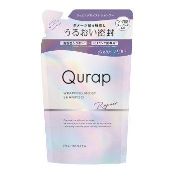 キュラップ　ラッピングモイスト　シャンプー　詰替　３７０ＭＬ
