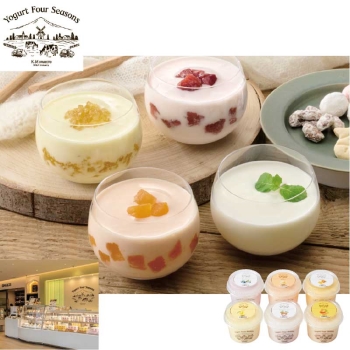 【お歳暮】ヨーグルトフォーシーズンズ　フルーツヨーグルト　アソート６個入り　ＦＡ－４０