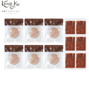 【お歳暮】Ｋｏｕｊｉ＆ｋｏ　麹バーグ６個セット　ＫＢＧー６