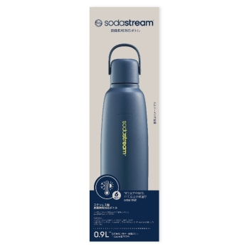 炭酸ステンレスボトル９００ＭＬ　ネイビー