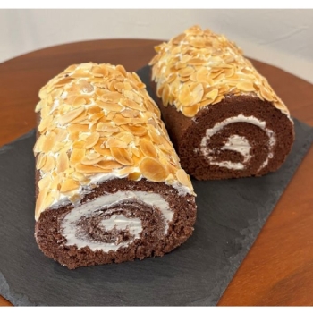 アーモンドロールケーキ（ココア）2本セット