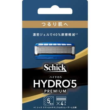ハイドロ5 プレミアム つるり肌へ 替刃4コ