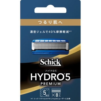 ハイドロ5 プレミアム つるり肌へ 替刃8コ