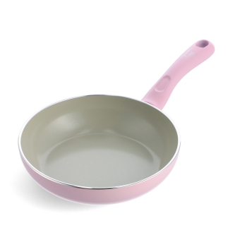 グリーンシェフ　アースカラー　フライパン　２０ｃｍ　クォーツピンク