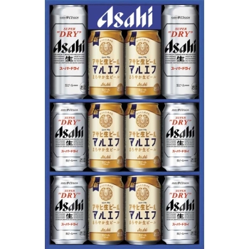 【お中元】アサヒビール　スーパードライ・アサヒ生ビールセット　ＭＦＷ－３