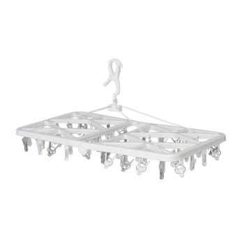 セブン・ザ・プライス　洗濯角ハンガー　５２ピンチ　ホワイト＆グレー