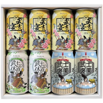 【お中元】鎌倉ビール　武士シリーズ８缶セット