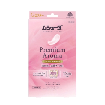かおりムシューダ　Ｐｒｅｍｉｕｍ　Ａｒｏｍａ　１年引き出し用　２４個　アーバンロマンス