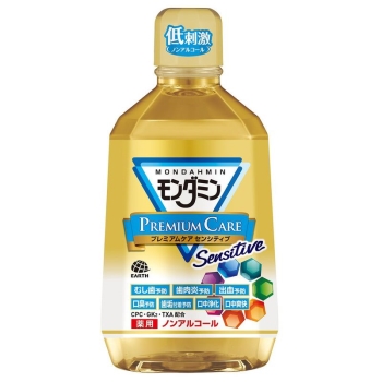 【医薬部外品】〇アース　モンダミンプレミアムケアセンシティブ１０８０ｍｌ