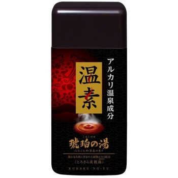 【医薬部外品】〇アース 温素アルカリ温泉成分琥珀の湯600g