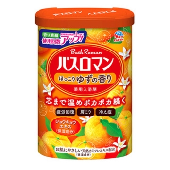 【医薬部外品】〇アース バスロマンほっこりゆずの香り600G