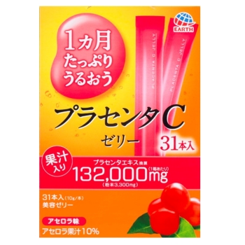 1ヵ月たっぷりうるおうプラセンタCゼリーアセロラ味 10g×31本