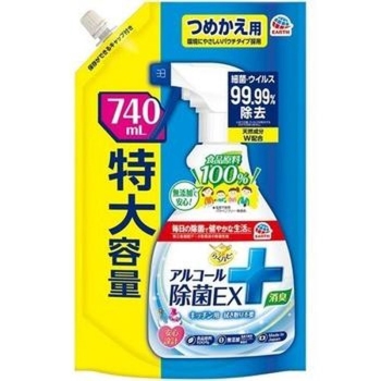 らくハピ アルコール除菌EX詰替え 740ml