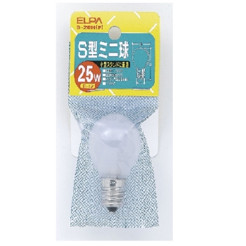 ＥＬＰＡ　Ｓ型ミニ２５Ｗ　Ｇ－２０Ｈ（Ｆ）
