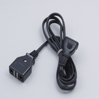 ELPA マグネット式電源コード ポット用 1.4m WP-M12B(BK)
