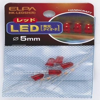 ＥＬＰＡ　ＬＥＤ　５ＭＭ　赤　ＨＫ－ＬＥＤ５Ｈ（Ｒ）