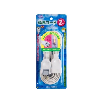 ELPA 延長コード2m W-1512NB(W)