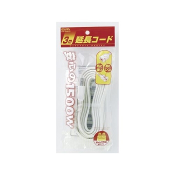 ELPA 延長コード3m LPE-103N(W)