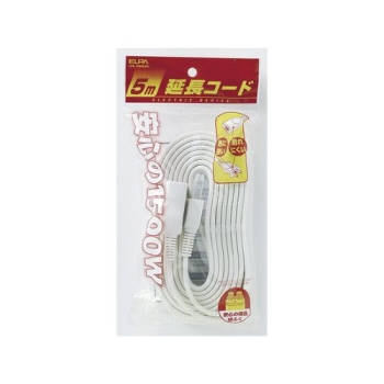 ELPA 延長コード5m LPE-105N(W)