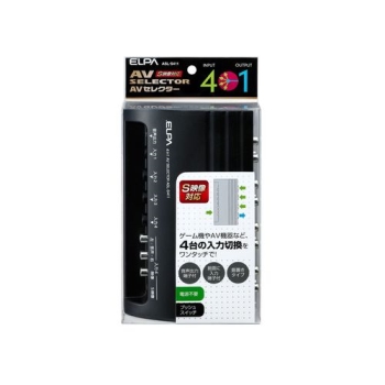 ELPA AVセレクター 入力4系統 出力1系統 ASL-S411