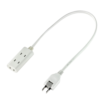 ELPA ちょっとコードタップ3個口50cm WB-CT305B(W)