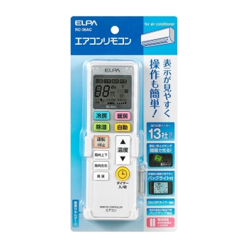 ELPA エアコンリモコン RC－36AC: ヘルス