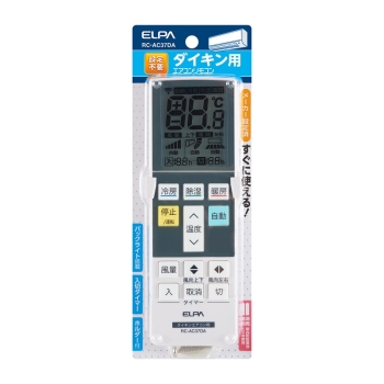 ELPA エアコンリモコン ダイキンヨウ RC-AC37DA
