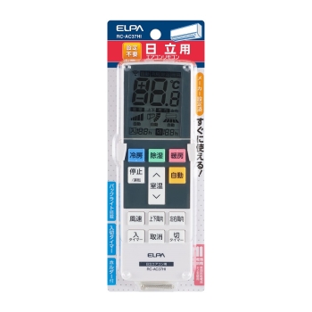 ELPA エアコンリモコン ヒタチヨウ RC-AC37HI