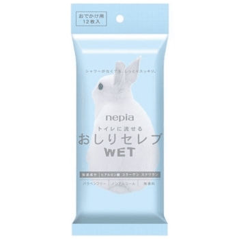 ネピア おしりセレブ WET お出かけ用 12枚