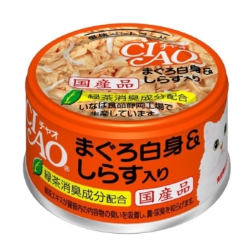 ■　チャオ　まぐろ白身＆しらす入り　　８５ｇ