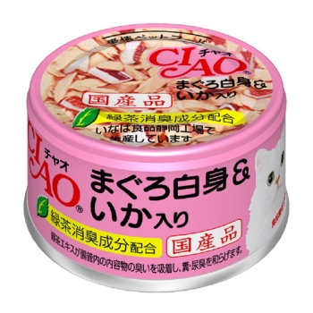 ■　チャオ　まぐろ白身＆いか入り　８５ｇ
