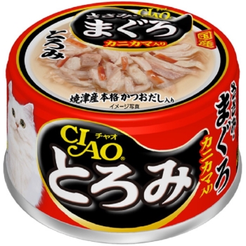 ■　チャオ　とろみささみ・まぐろ　カニカマ入り　８０ｇ